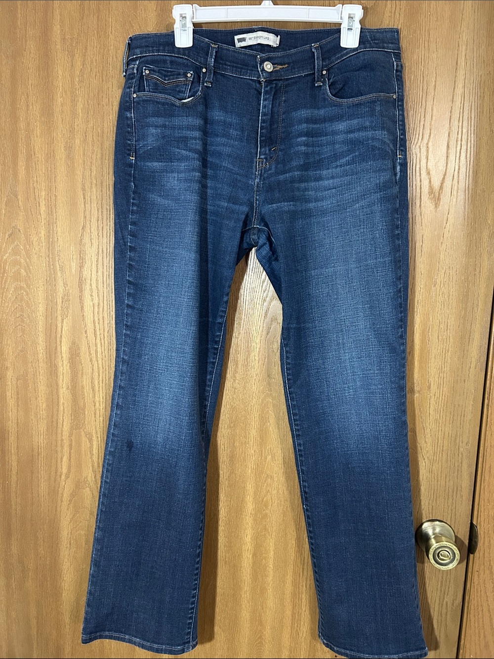 Levi's Dark Blue Straight Leg Jeans